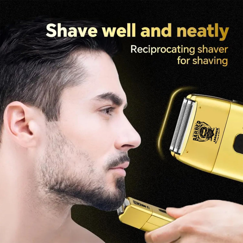 Hair Clippers for Men Professional, Cordless Beard Trimmer & Electric Razor Shavers for Men, Rechargeable 3 Piece