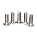 Fullerkreg M4-0.70 x 14mm Button Head Socket Cap Bolts, 100 Pcs