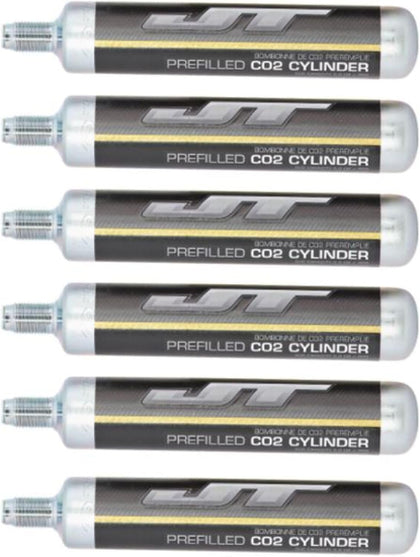 Paintball 90G Prefilled CO2 Cylinders - 6 Pack - Easy-to-Use, Long-Lasting Power for Paintball Markers, Airguns, and