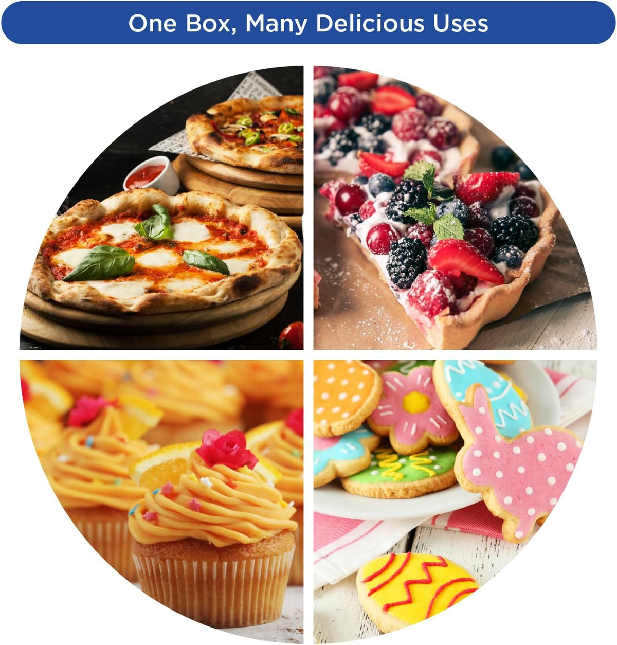 Pizza Boxes 12" x 12" x 2" [50 Pack] White Corrugated Boxes | Ventilated, Grease-Resistant, Durable for Pizza