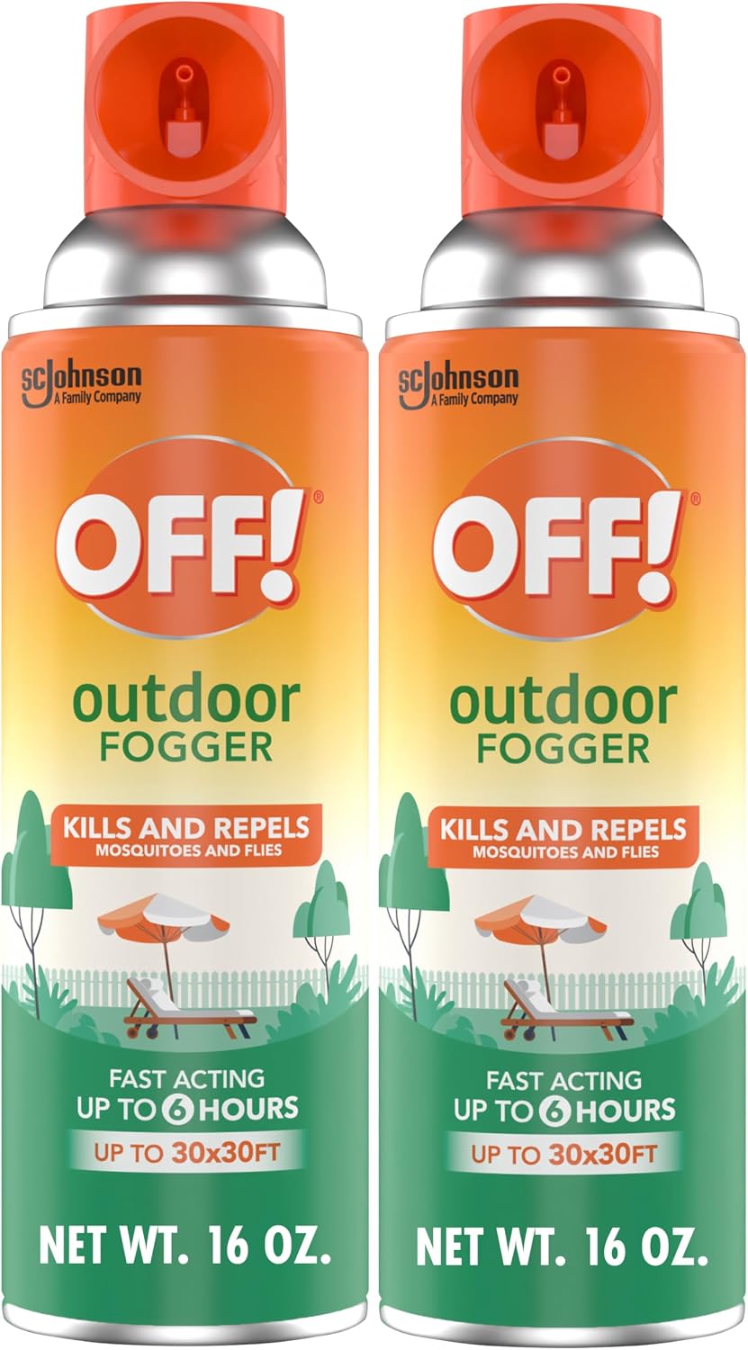 Outdoor Insect and Mosquito Repellent Fogger Backyard Pretreat Kills and Repels Insects up to 900 Square Feet 16