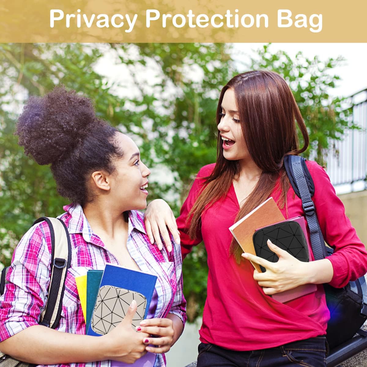 Sanitary Napkin Storage Bag, Menstrual Cup Pouch Nursing Pad Holder Tampon Bags Feminine Product Pouches Portable