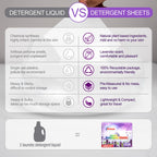 Laundry Detergent Sheets Up to 200 Loads, Plastic Free Eco-Friendly