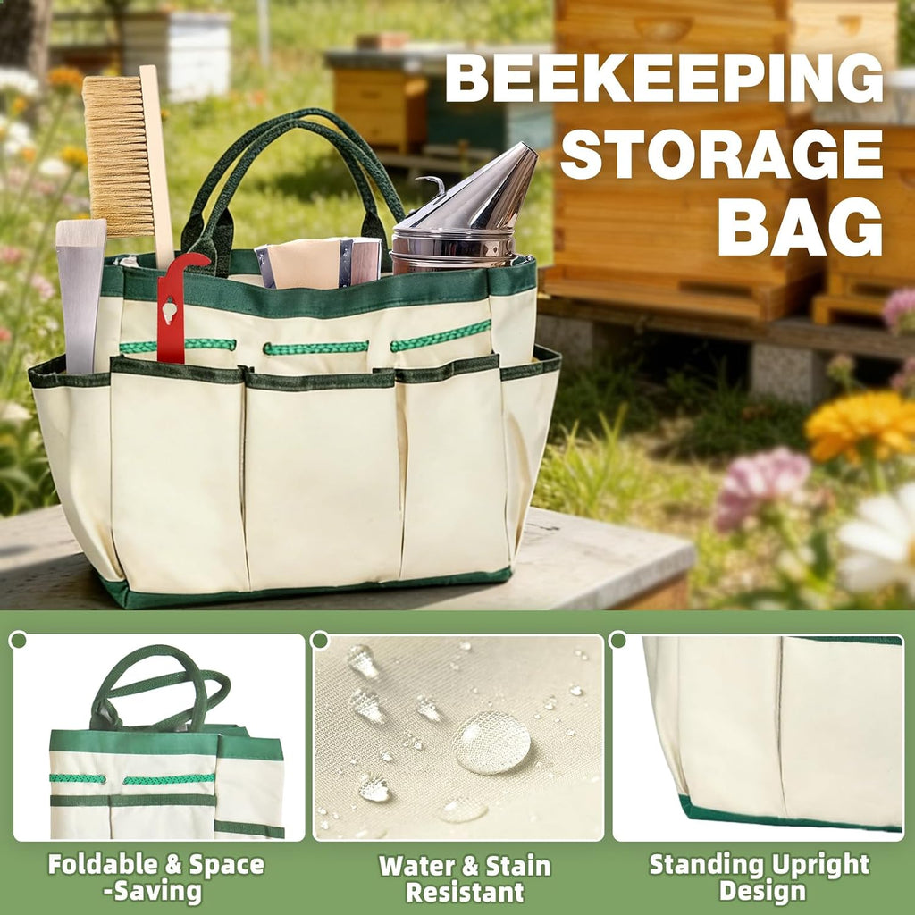Beekeeping Supplies Bee Keeper Starting Kit 24 Pcs Beekeeping Tool Kit Bee Smoker Kit Including Beehive