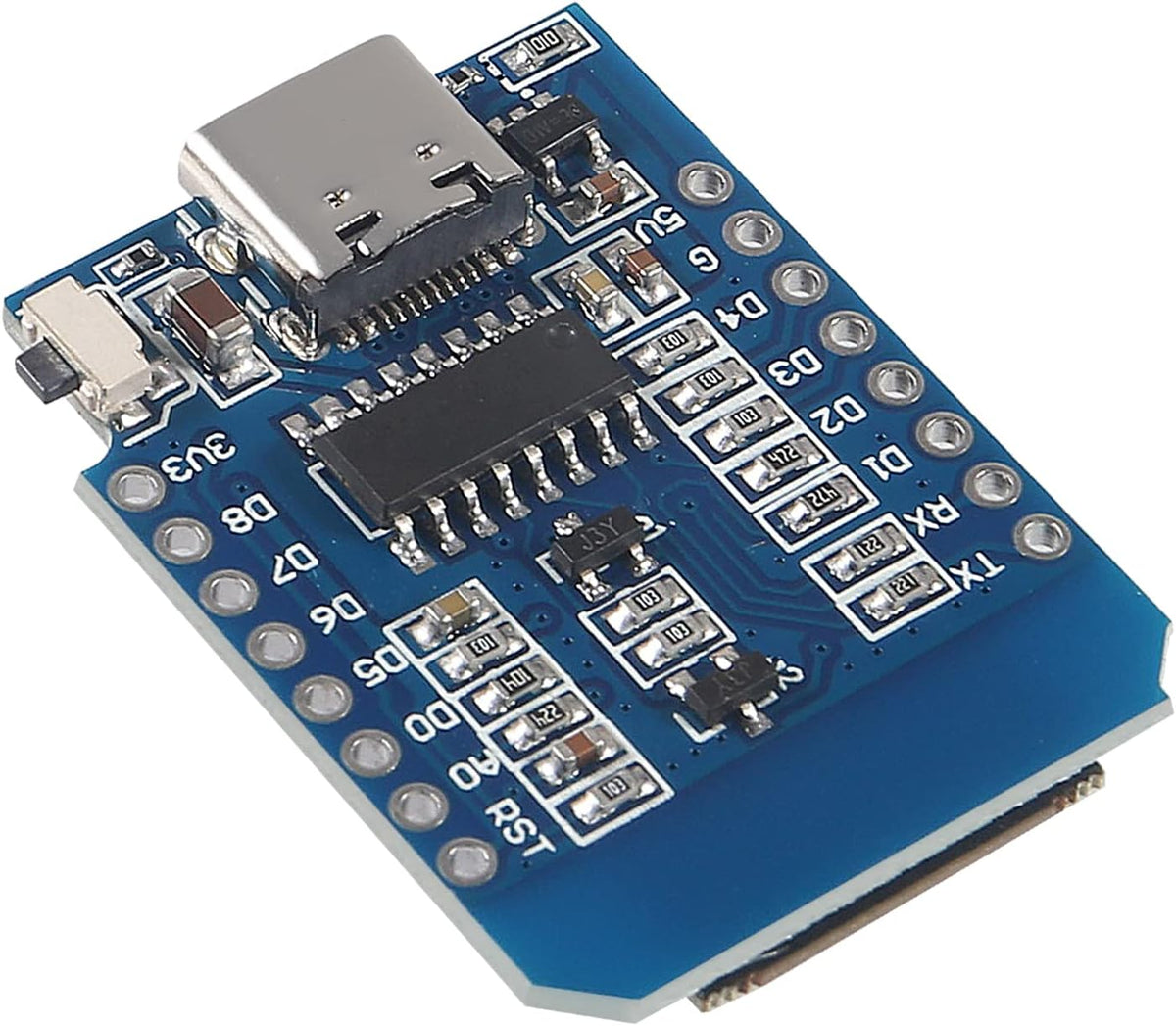 6 Pieces Development Board D1 MINI Type-C USB NodeMcu Mini Wireless D1 Module for ESP8266 ESP-12F 4M Bytes WLAN WiFi Internet Development Board Compatible with Arduino