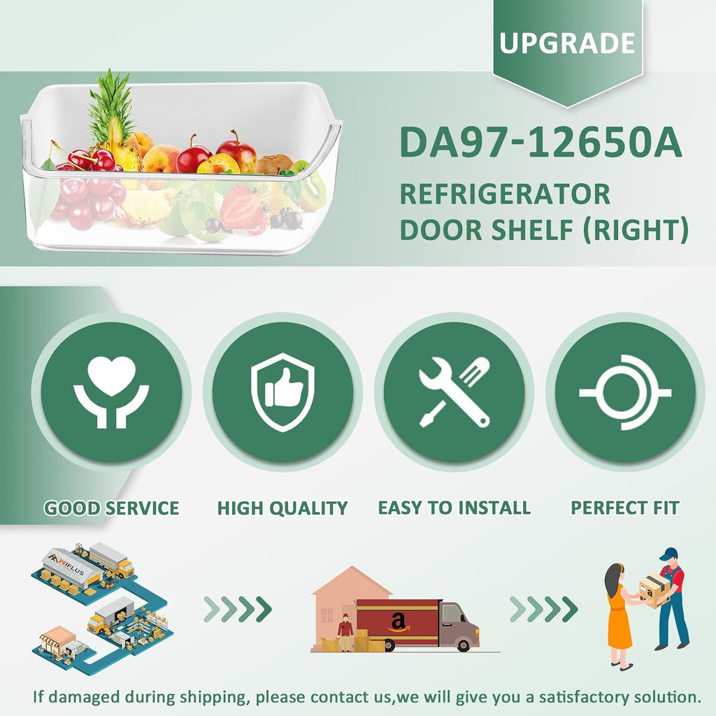 DA97-12650A Sam-sung Refrigerator Door Shelf Bin (Right Side)