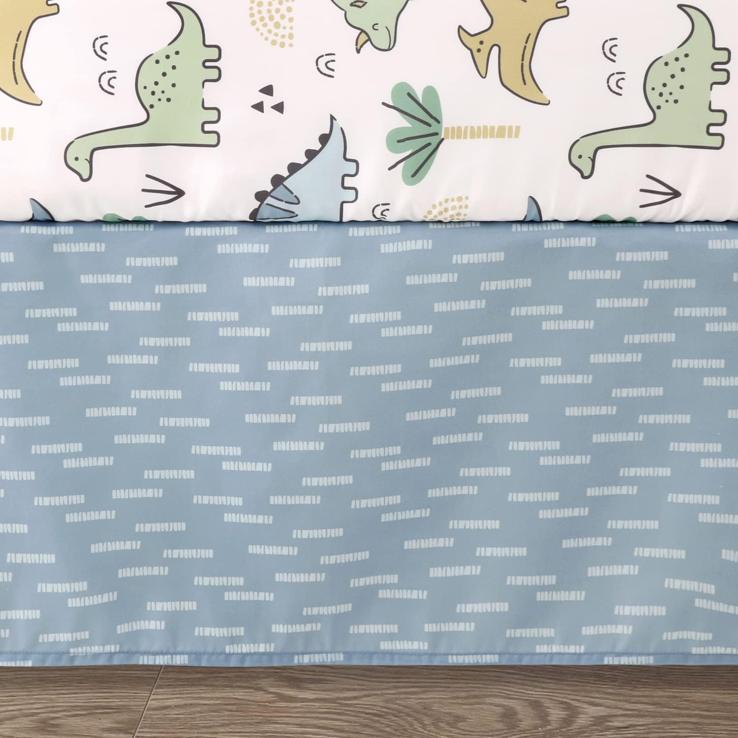 5 Piece Baby Crib Bedding Set for Boys - Newborn, Infant & Toddler Nursery Bed Set Decor with Fitted Crib Sheets