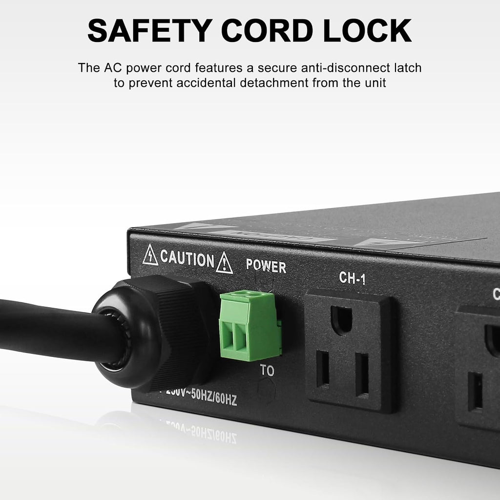 10-Outlet Rackmount Power Conditioner & Sequencer