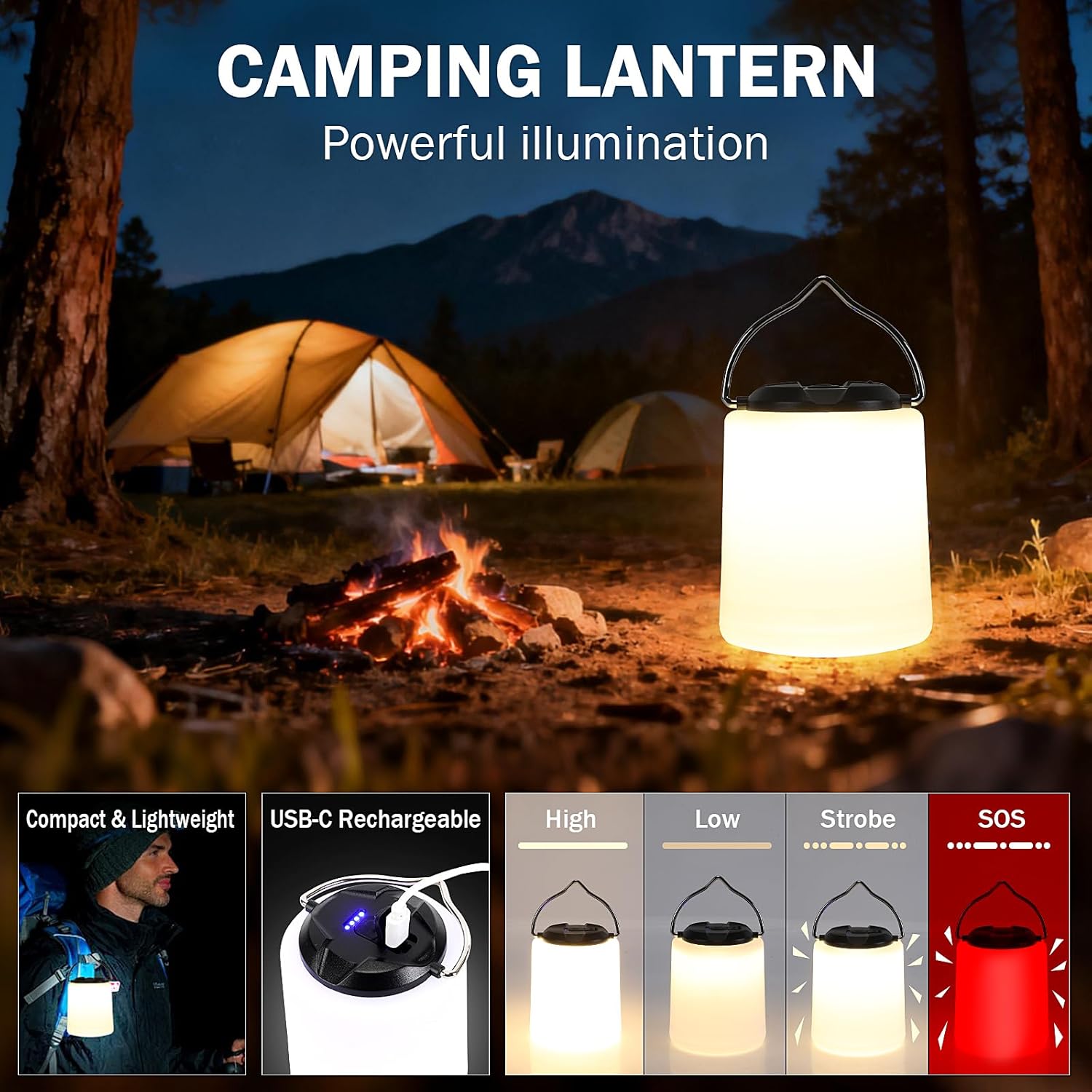 Survival Kit, Survival Gear and Equipment 258 PCS with Water Filter, Emergency Tent, LED Lantern, First Aid Kit