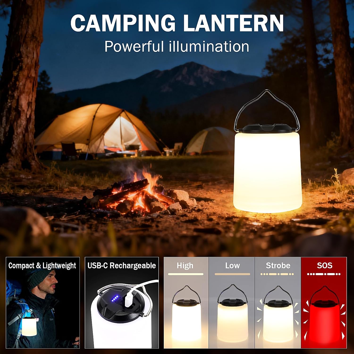 Survival Kit, Survival Gear and Equipment 258 PCS with Water Filter, Emergency Tent, LED Lantern, First Aid Kit
