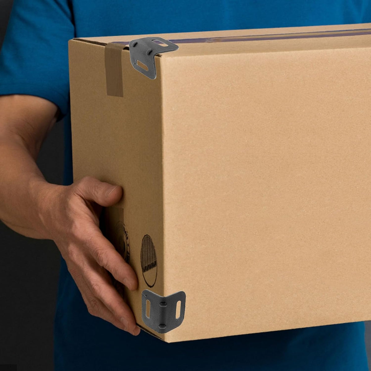 Cardboard Shipping Corner Guards 100pcs Plastic Edge Protector