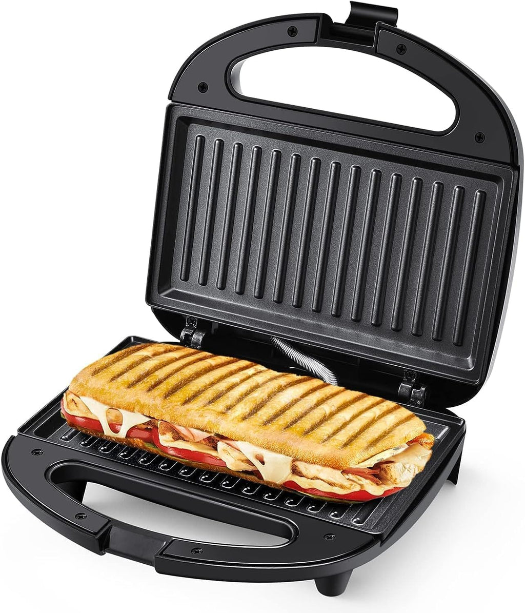 Panini Press Sandwich Maker, 2-Slice Sandwich Toaster Grill