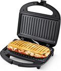 Panini Press Sandwich Maker, 2-Slice Sandwich Toaster Grill
