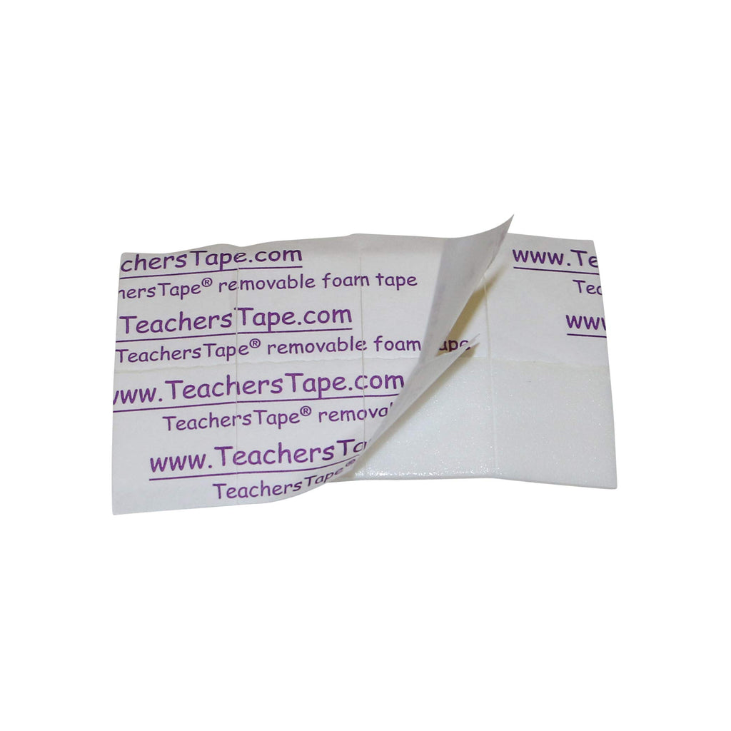 Teachers Tape Bulk Pack (2000 Pieces per roll), Double-Sided Removable Foam Tape for Wall Mounting