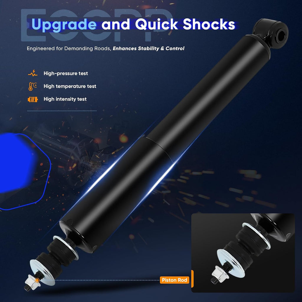 Front Shocks, ECCPP Set of 2 Shocks Absorbers for Ford for F-150 1980-1996