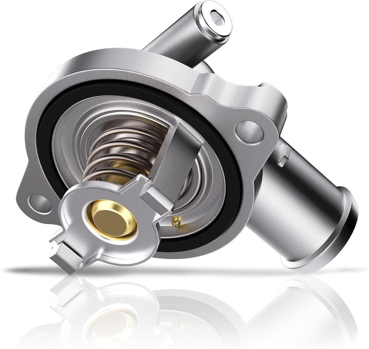 Upgrade Aluminium Engine Coolant Thermostat Housing Assembly