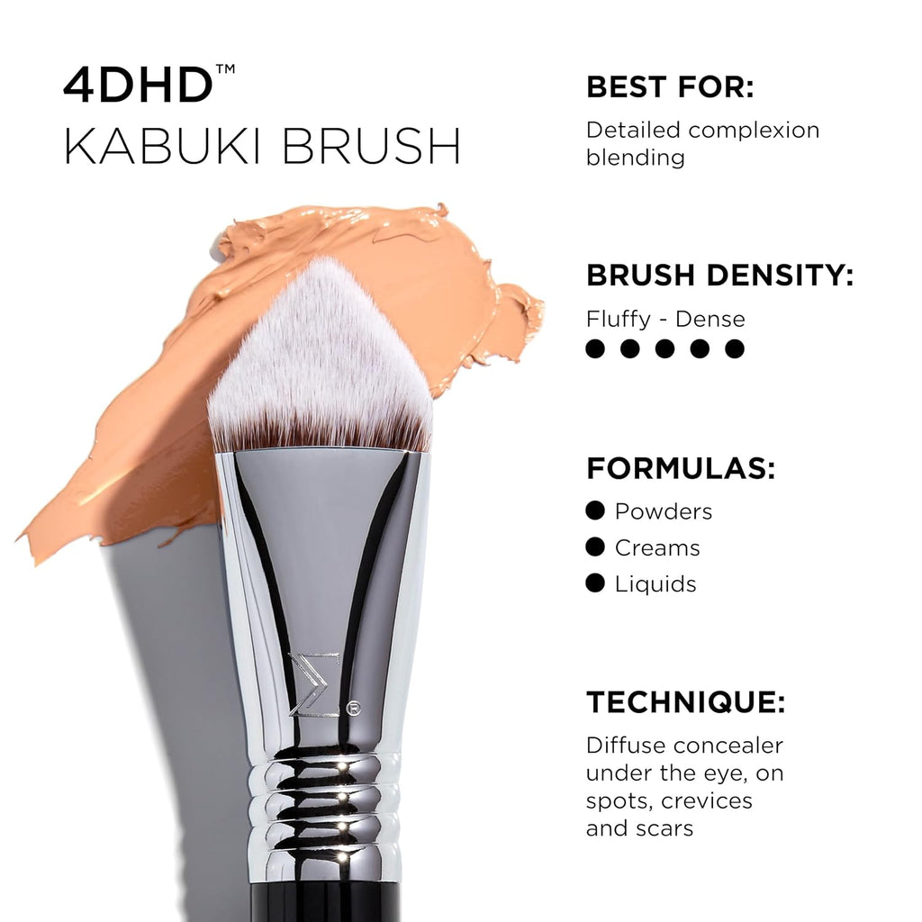 4DHD Kabuki Brush - Cream & Powder Concealer, Makeup Brush