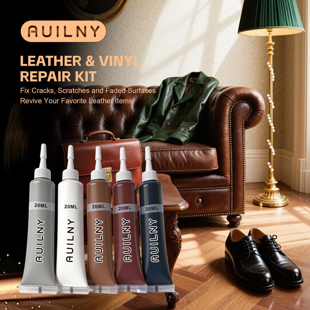 Leather Repair Kit, 5 Colors