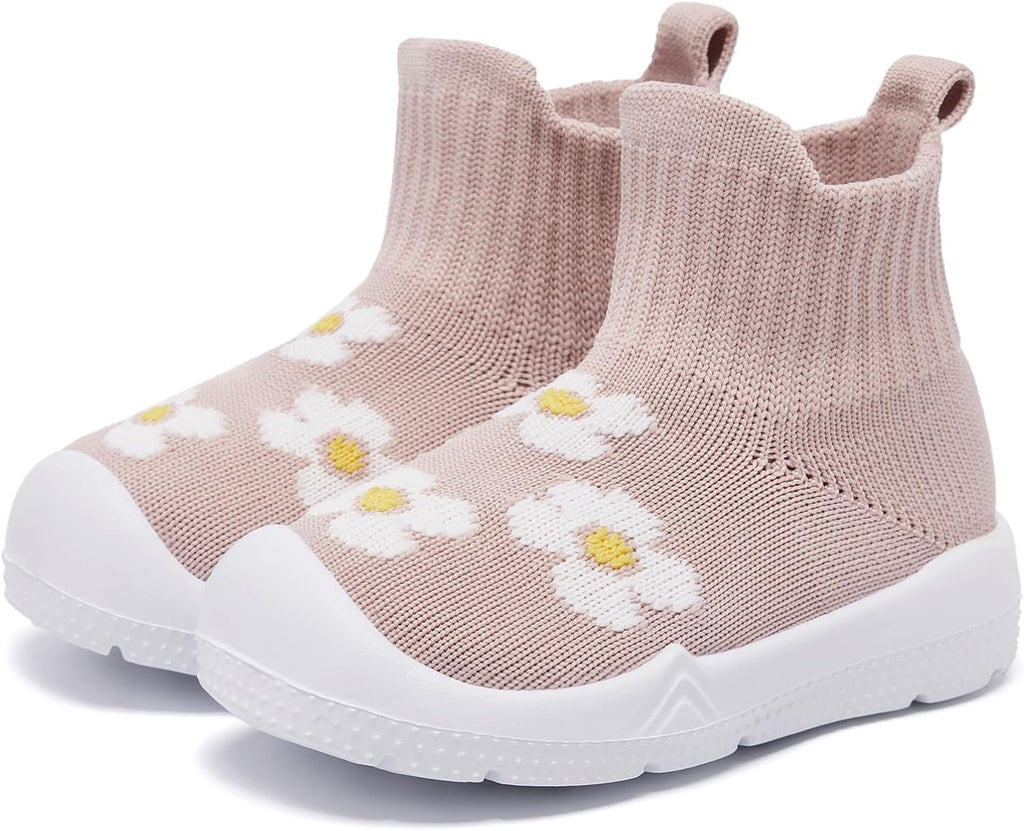 Baby Shoes Toddler Walking Sock Shoes Infant Boy Girl Slip On Sneakers First Walker Slippers