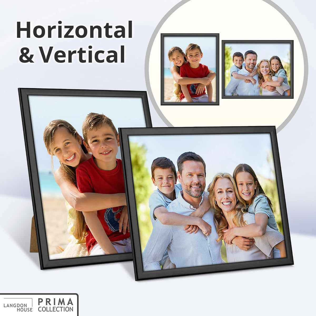 11x17 Poster Frames - Black, MultiPack of 12 - Prima Collection