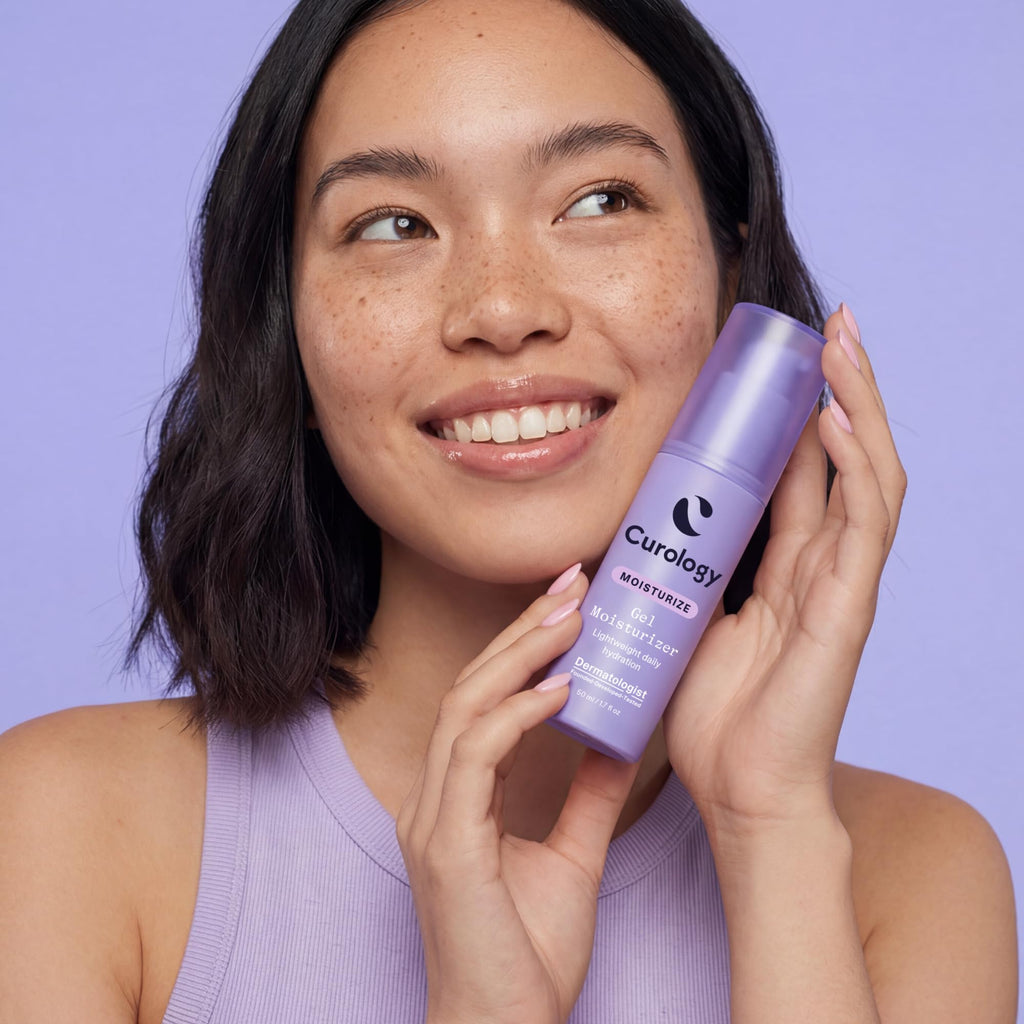 Gel Face Moisturizer, Hyaluronic Acid Lotion for All Skin Types