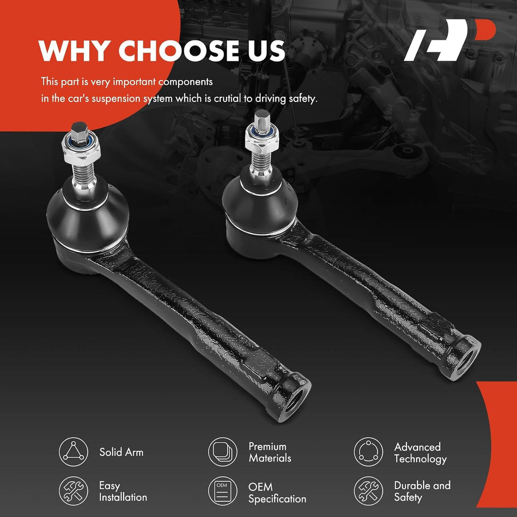 A-Premium Front Outer Tie Rod End, Compatible with Jeep, Fiat