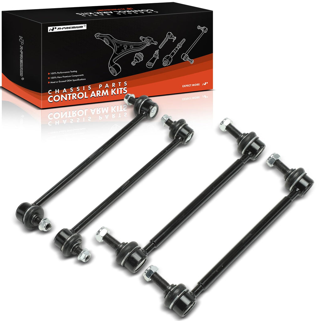 A-Premium Front & Rear Sway Bar Link Stabilizer Link Kit
