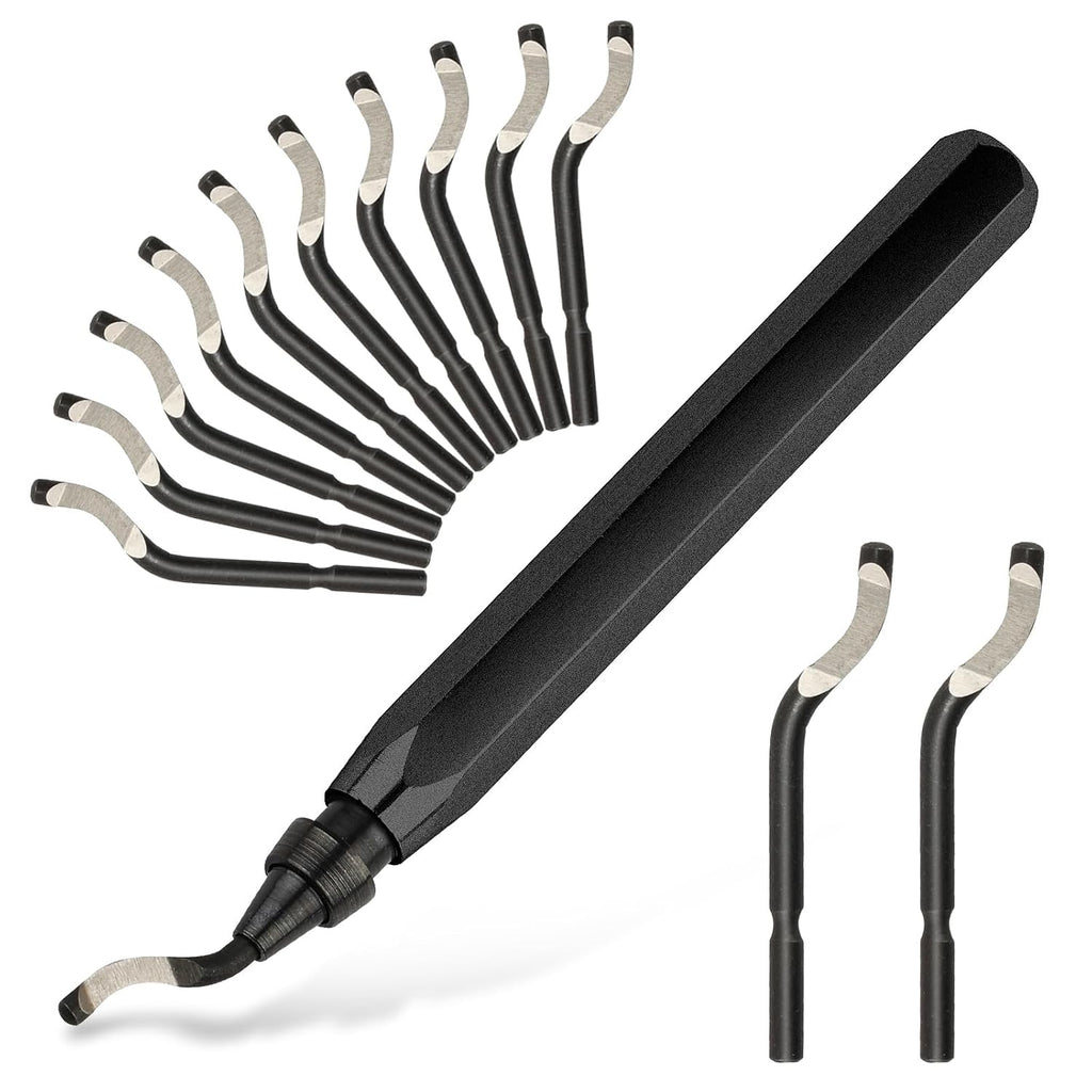 Deburring Tool with 12 HSS Blades for Metal Resin PVC 3D Print