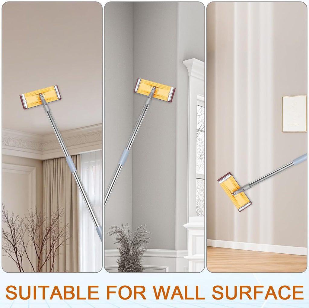 Pole Sander for Drywall, Drywall Sander Tool with Adjustable Pole 31" to74 | Adjustable 31–74" Extension Pole