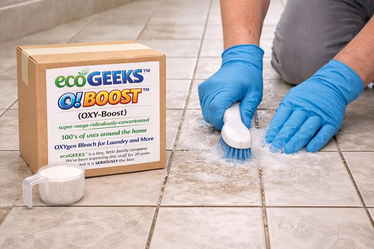 OXY-BOOST Oxygen Bleach 20LB Bulk Packaged by ecoGeeks
