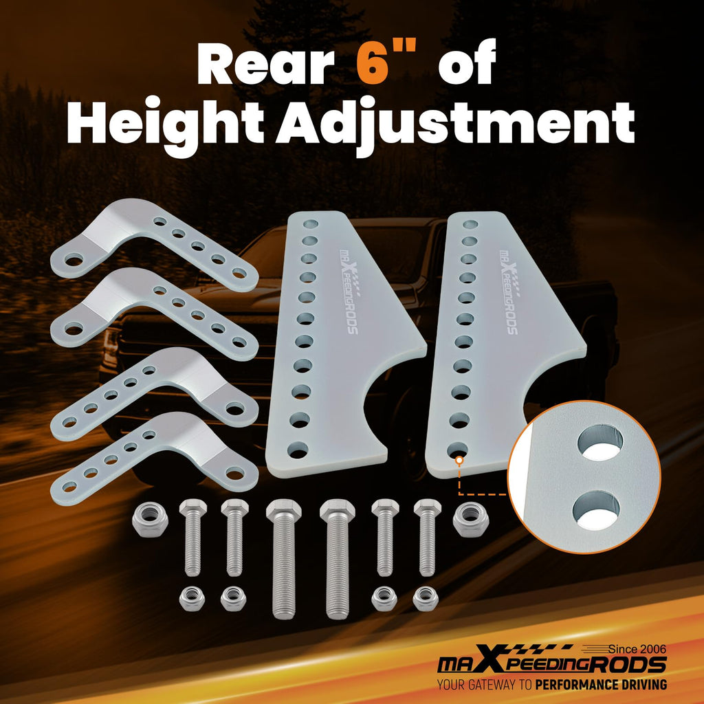 Universal Coil Over Shock Mount Kit for 3" Axle Tubes
