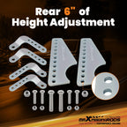Universal Coil Over Shock Mount Kit for 3" Axle Tubes