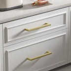 25 Pack 7-9/16" CC Brushed Gold Cabinet Pulls Kitchen Handles