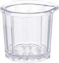 2 oz Clear Plastic Syrup Pitcher (Set of 24)