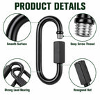 6 Pack Chain Links Stainless Steel M3.5 Quick Link Chain Connector