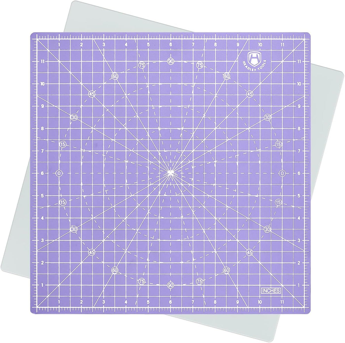 12"x12" Rotating Cutting Mat, Self Healing Mat with 360-Degree Rotation & Anti-Slip Base, Sewing Board Cutting Mat