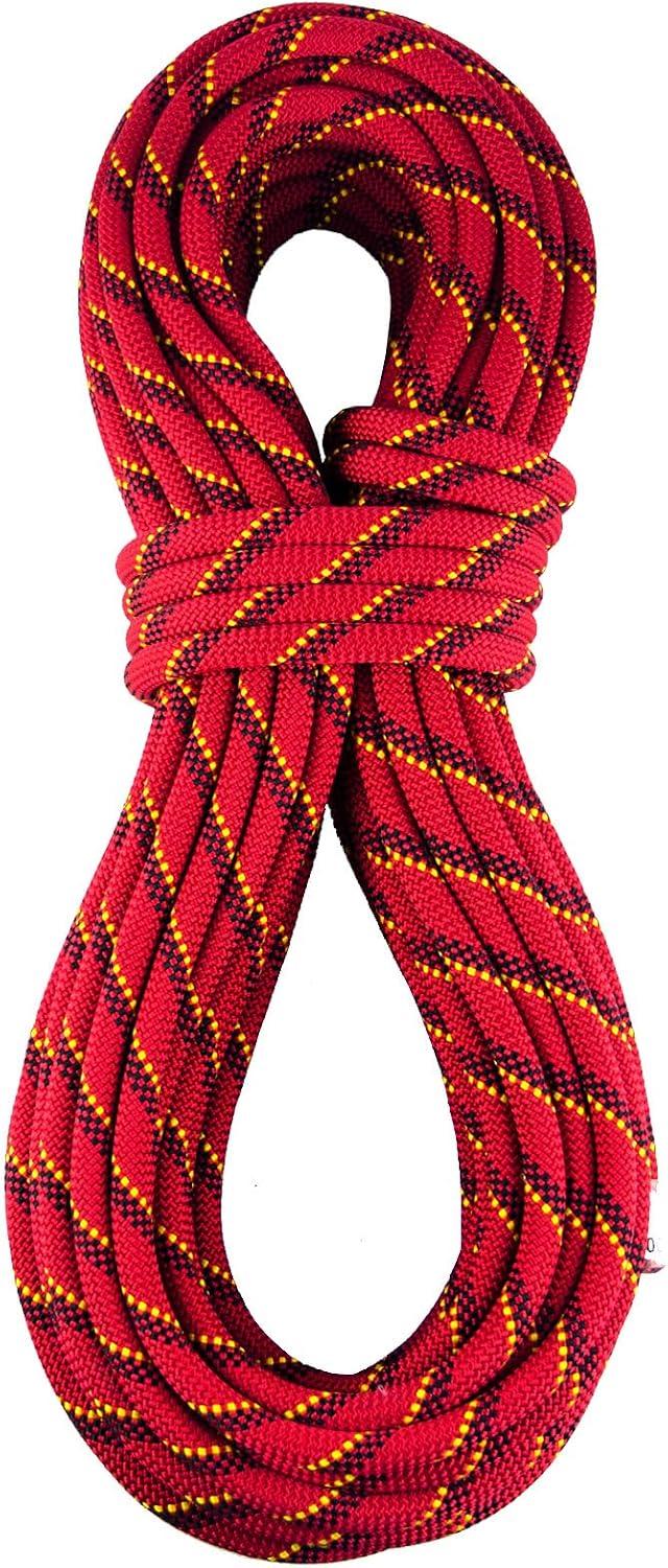 Static Climbing Rope 10.5mm UIAA Static Line Rappelling Rope Nylon Kern Mantle Rope for Escape Rope Rock Climbing