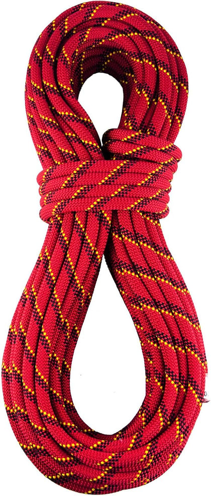 Static Climbing Rope 10.5mm UIAA Static Line Rappelling Rope Nylon Kern Mantle Rope for Escape Rope Rock Climbing