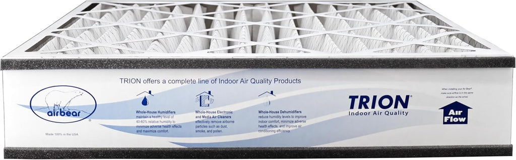 Air Bear 20x25x5 Air Filter MERV 11 (2-Pack) Pleated HVAC Air Filter Replacement (Actual Size: 19.75 x 24.25 x 4.9