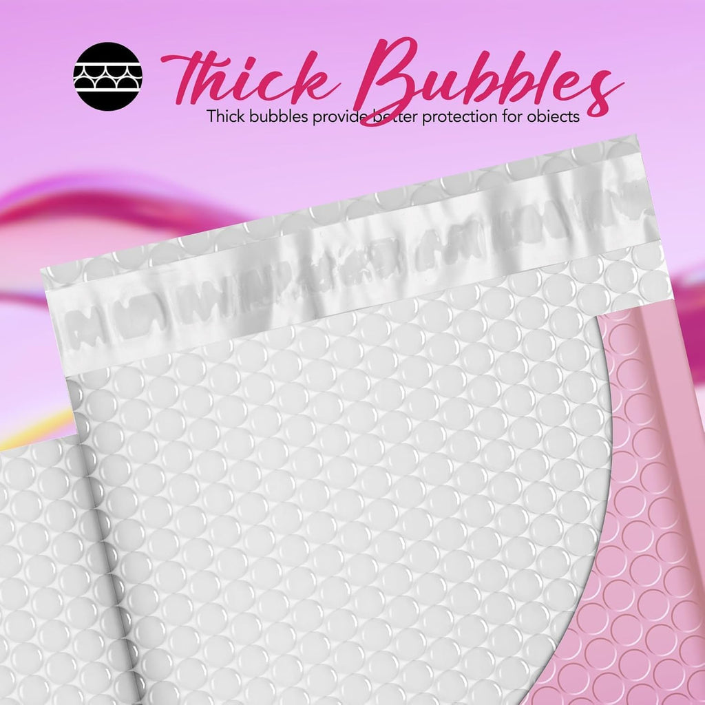 Gradient Pink Bubble Mailers 10.5x16"Usable 10.5x15"Padded Envelopes