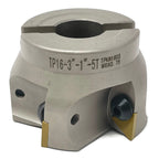 CME 3" 90° Indexable Face Mill w/ CAT40 Arbor, TPG322 Inserts Included, 5 Flutes