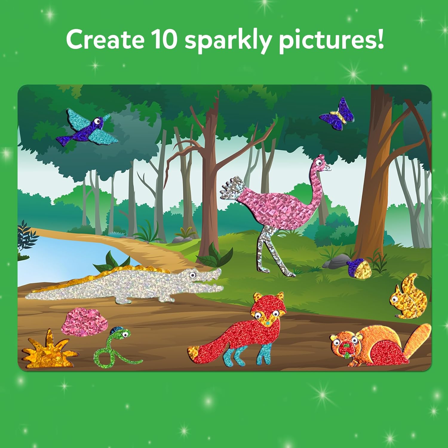 Foil Fun - Animals, No Mess Art for Kids, Travel Toys, Craft Kits, DIY Creative Activity, Screen-Free Entertainment