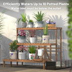 Smart Auto Drip Irrigation Kit for Potted Plants, 2.4GHz WiFi App Control