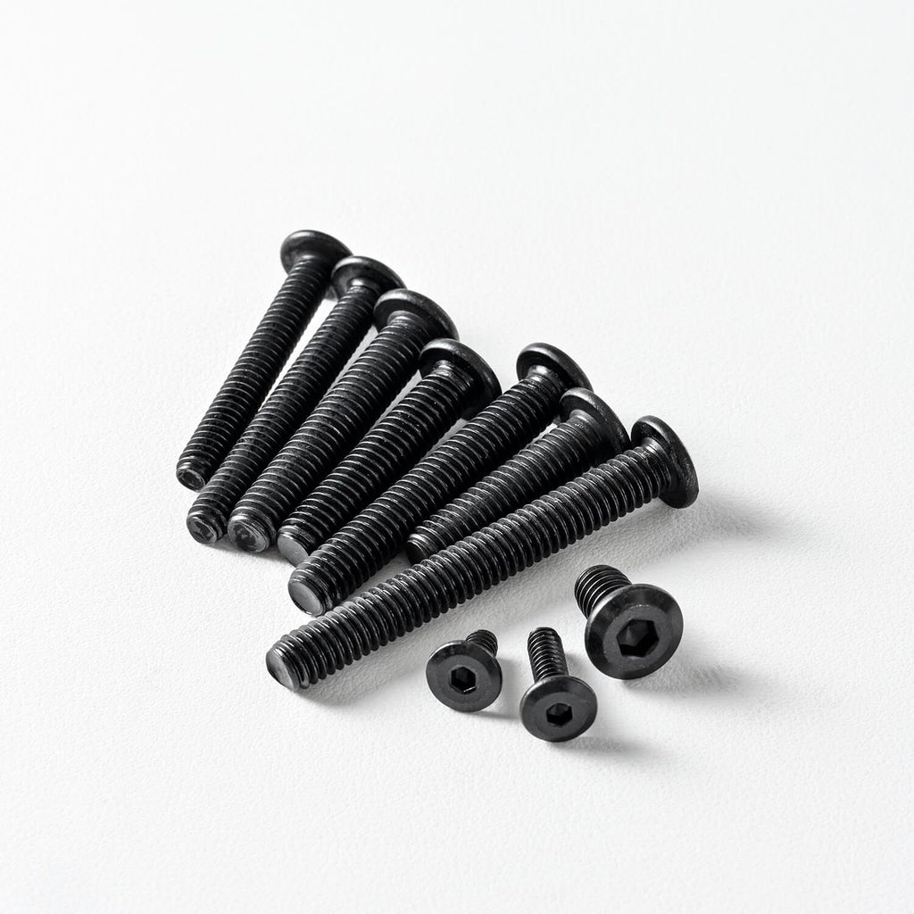1/4-20 x 3/4" (40 Pack) Flat Head Hex Socket Cap Screws Bolts, Black Oxide 304 Stainless Steel 18-8, Hex Drive, Bright Finish, Fully Machine Thread