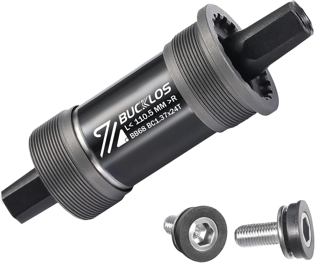 BUCKLOS Bike Square Taper Bottom Bracket - Replacement Bicycle Brackets