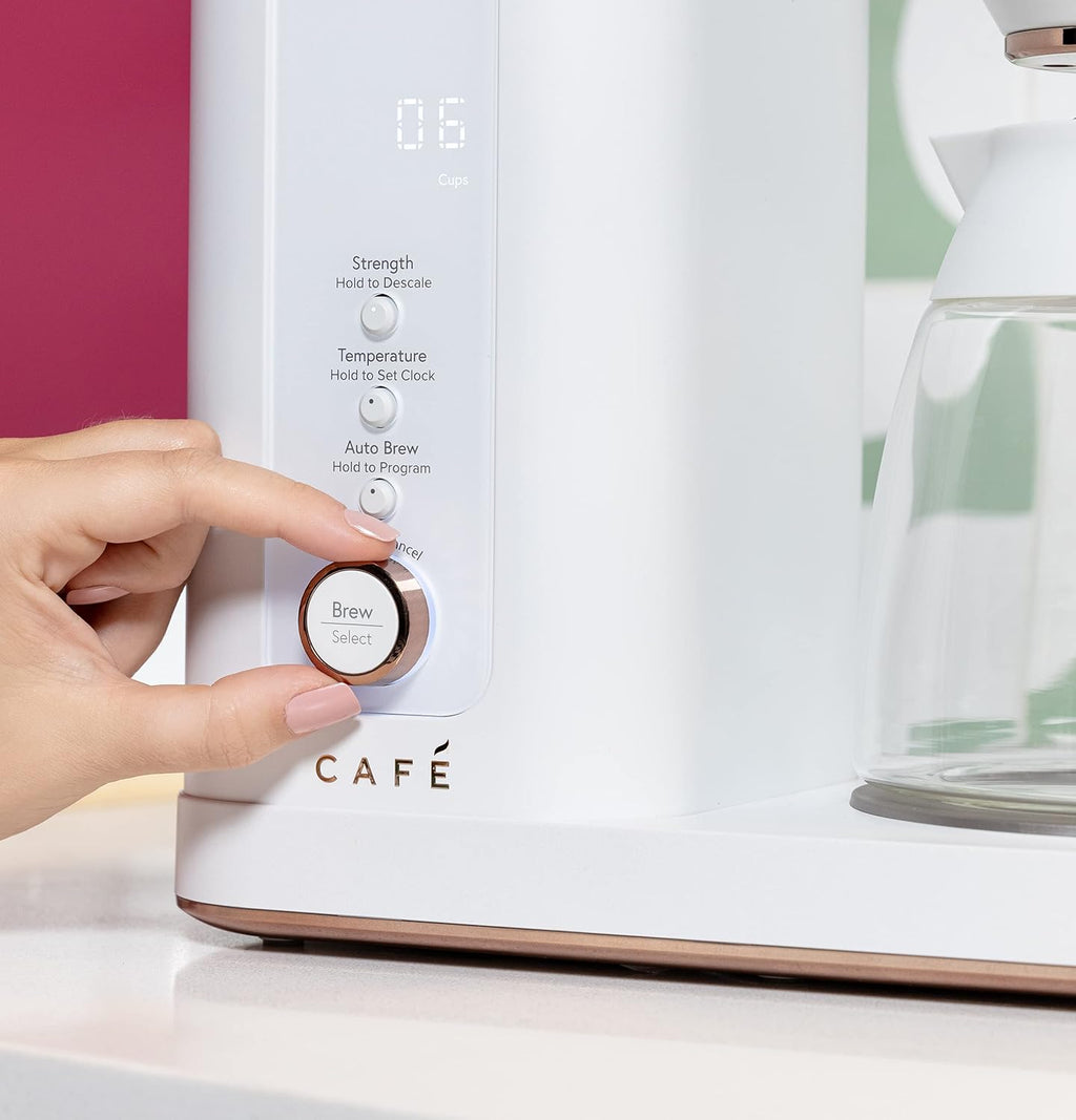 Specialty Drip Coffee Maker | 10-Cup Glass Carafe | WiFi Enabled Voice-to-Brew Technology | Smart Home Kitchen