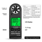 Anemometer Handheld, Air Flow Velocity Meter up to 67mph, Ultra-Light 53g