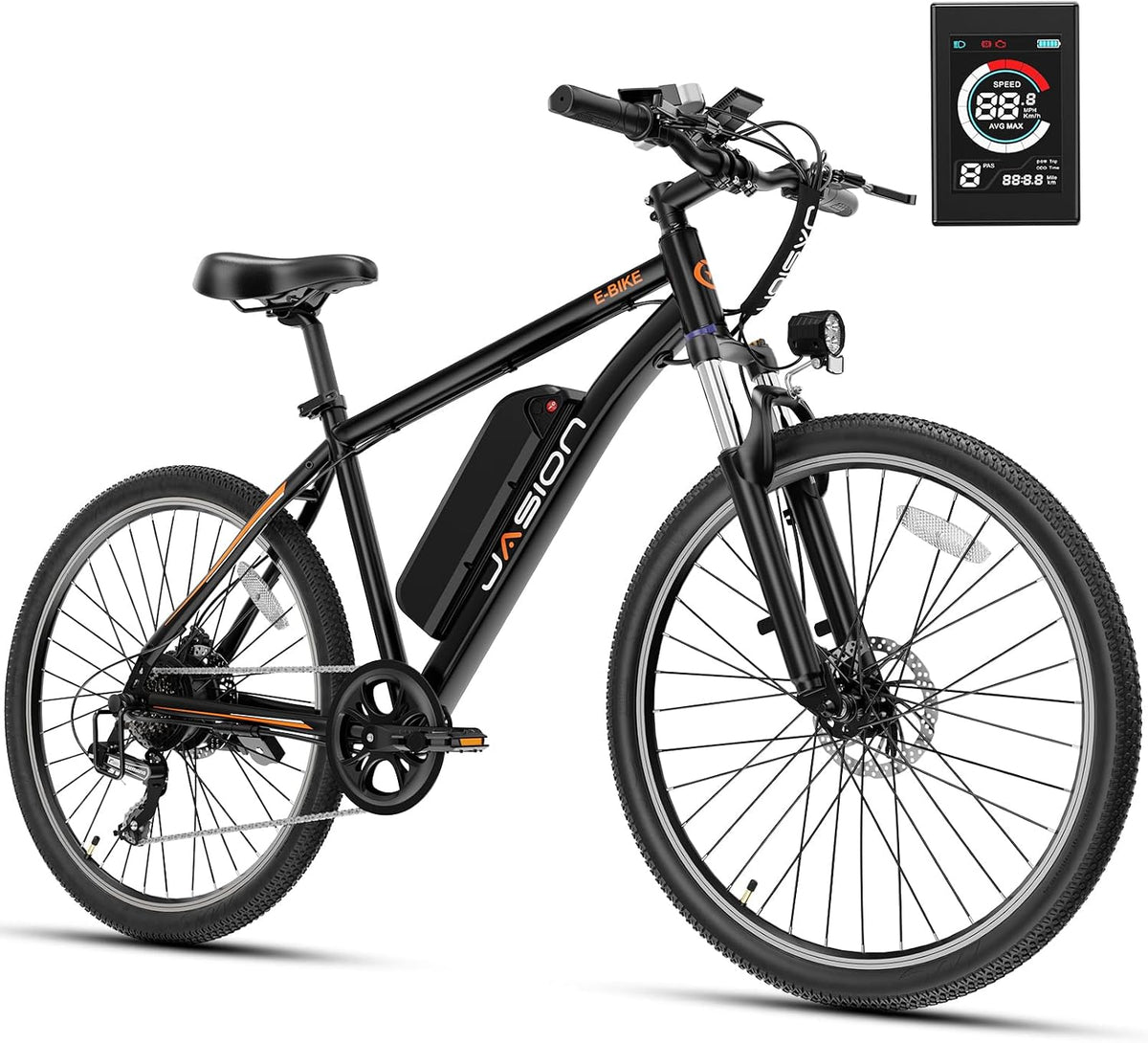 EB5 Electric Bike for Adults 26" tire with 1000W Peak Motor | Removable Battery Commuting Electric Mountain Bike,Up