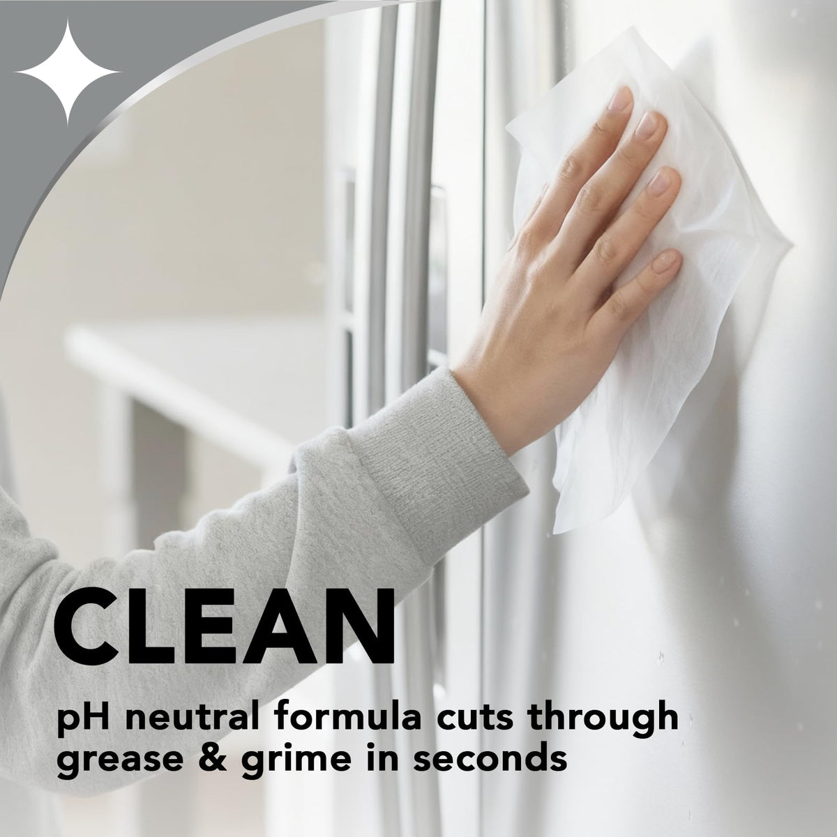 Stainless Steel Cleaner & Polish Kit, 2 Wipes & Cloth