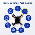 STEM Robotics Science Kits for Adults, ESP8266 Spider Robot Building Kit, App Remote Control, Walking Crawling Fun
